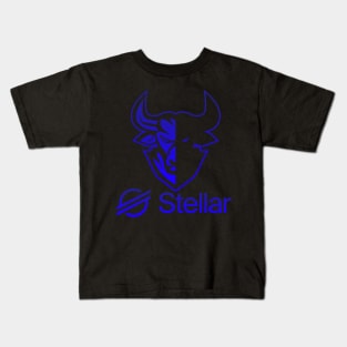 Stellar lumens coin Crypto coin Cryptocurrency Kids T-Shirt